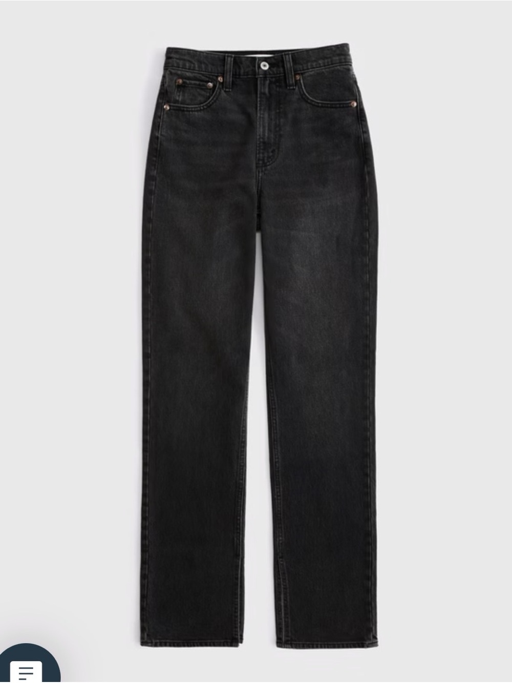 Never Worn Abercrombie & Fitch The 90s Straight Ultra High Rise 26 SHORT